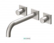 Змішувач для раковини Tres Project colors настінний двовентильний вилив 214 мм сталь 21115201AC