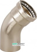 Відведення 45° Viega SeaPress 0326.1XL d76,1 сплав CuNiFe 90/10 556587