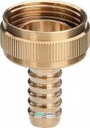 Різьбове з'єднання для шланга Viega 1814 ⅜х¾ латунь хромована 124779