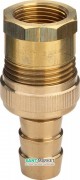 Фитинг елочка для присоединения шланга Viega 1841 ¾х1 латунь 126568