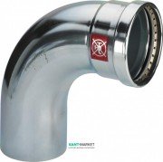 Отвод 90° Viega Prestabo XL 1116.1XL 64 нелегированная сталь 597641