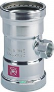 Тройник Viega Prestabo XL 1117.2XL 88.9хRp3/4х88.9 нелегированная сталь 598082