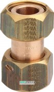 Гвинтове з'єднання для лічильника води Viega 2026.7 G¾ бронза 274665