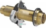 Настенная втулка Viega 2132.91 Rp½хG¾ 120 мм с защитой от скручивания бронза 490454
