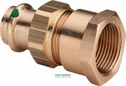 Соединительный элемент Viega Sanpress 2262 с SC‑Contur 22хRp1 кремниевая бронза 133900