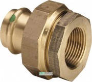Муфта диэлектрическая Viega Sanpress 2267 с SC‑Contur d35хRp1¼ кремниевая бронза 469528