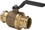 Кульовий кран Viega Easytop 2270.10 з SC-Contur d35 бронза 590475