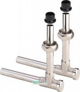 З'єднувальний комплект для підключення радіатора Viega 2272.5 латунь нікельована 360399