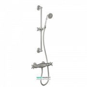 Душова стійка Tres Tres-Clasic з термостатом і ручним душем сталь 24216402AC