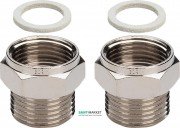 Комплект переходников Viega 1022.5 G¾ бронза никелированная матовая 137342