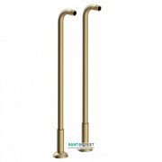 Підлогові водозабори для змішувача для ванни Tres Tres-Clasic 2 шт зістарена латунь матова 24219403LM