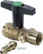 Кульовий кран Viega Easytop 2275.5 DN50хRp2 кремнієва бронза 746933