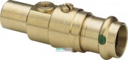 Шаровой кран Viega Easytop 2283 с SC‑Contur d15 бронза 560928
