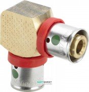 Угольник 90° Viega Fonterra 1214.3 15 бронза 619862