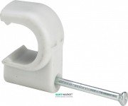 Скоба для труби d12 мм Viega Fonterra 1239.4 білий пластик/нержавіюча сталь 615611