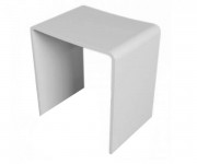 Стілець для ванної кам'яний Volle Solid surface білий 18-40-003