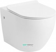 Унитаз подвесной Volle Amadeus Rimless с сидением Slim Soft Close белый 13-06-055M