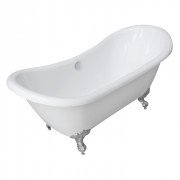 Ванна акрилова окремо стояча Volle 175x75 на ніжках білий 12-22-314