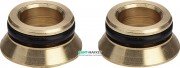 Комплект перехідників Viega 1096.9 d22 латунь 308872