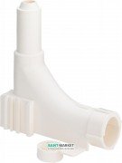 Направляющая 90° для трубы Viega Smartpress/Pexfit Pro 1072.3 пластик белый 309855