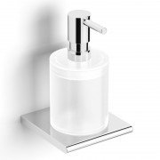 Дозатор для жидкого мыла Volle Fiesta настенный хром/матовое стекло 15-77-312