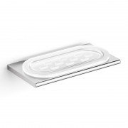 Мыльница для ванной Volle Fiesta подвесная хром/матовое стекло 15-77-378