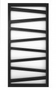 Полотенцесушитель водяной Genesis-Aqua Genesis 120x53 см черный GA-7003