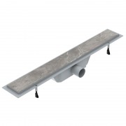 Желоб водосточный Volle 70 см с решеткой под плитку нержавеющая сталь 90-22-701