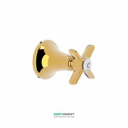 Запорный вентиль Tres Tres-Сlasic для холодной воды с резьбой 1/2'' золото 24215501OR