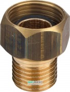 Переход на резьбовые соединения Viega 1332 G⅜ латунь 119300