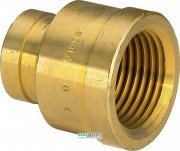 Редукционная муфта Viega 1552 Rp1¼хRp1 со специальной обработкой латунь 102807