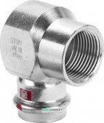 Угольник переходной 90° Viega Prestabo 1114.2 28хRp1/2 нелегированная сталь 601287