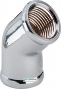 Відведення 45° Viega 1614 Rp¾ латунь хромована 125769