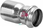 Редукционная вставка Viega Prestabo 1115.1 28х22 нелегированная сталь 558543