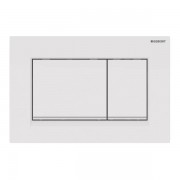 Панель смыва для унитаза Geberit Sigma30 двойной смыв пластик белый/белый матовый 115.883.11.1