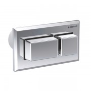 Дистанційний змив Geberit пневматичний для подвійного змиву приховане розміщення глянцевий хром 116.052.21.1