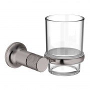 Стакан для зубных щеток Imprese Brenta графит/стекло ZMK091908230