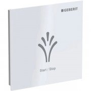 Безконтактна настінна панель управління для Geberit AquaClean пластик білий 147.044.00.1
