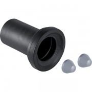 З'єднувальний патрубок Geberit 18 см з манжетою і захисною заглушкою матовий хром 152.429.46.1