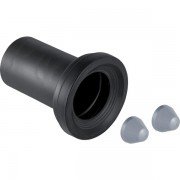 З'єднувальний патрубок Geberit 30 см з манжетою і захисною заглушкою матовий хром 152.428.46.1