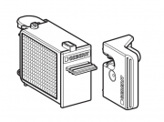 Шухляда з керамічним стільниковим фільтром для модуля Geberit DuoFresh 243.970.00.1