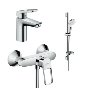 Набір змішувачів для душу Hansgrohe Logis Loop з душовим гарнітуром хром 01072019