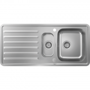 Мийка для кухні Hansgrohe S41 S4113-F540 107,5х50,5 см нержавіюча сталь 43339800