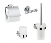 Набор аксессуаров для ванной комнаты Hansgrohe Logis 4 предмета хром 41723444