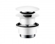 Донний клапан для раковини і біде Hansgrohe push-open матовий білий 50100700