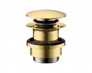 Донний клапан для раковини і біде Hansgrohe push-open золото 50100990