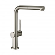 Смеситель для кухни Hansgrohe Talis M54 с выдвижной лейкой сталь 72808800