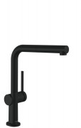 Смеситель для кухни Hansgrohe Talis M54 с выдвижной лейкой черный матовый 72809670