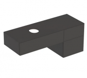 Тумба підвісна для накладної раковини Geberit VariForm 135 см з трьома висувними ящиками лава матовий 501.190.00.1