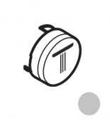 Кнопка-символ для смесителя для душа Hansgrohe ShowerSelect rain small хром 93572880